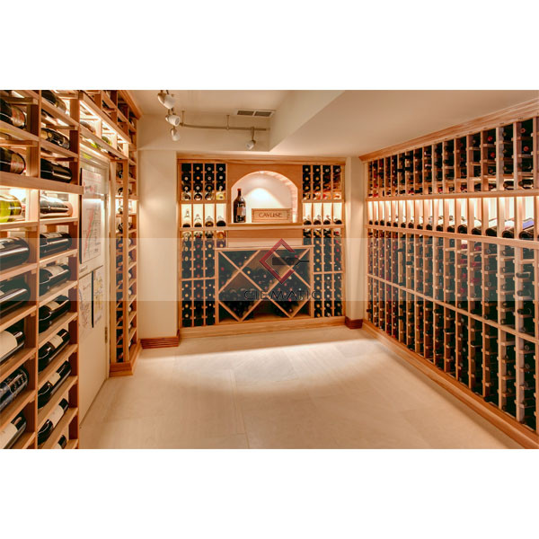 Australian style red cedar wood wine rack no stain Ciematic