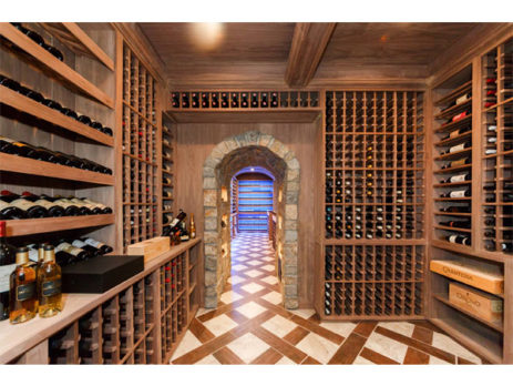 custom wine racking CR060