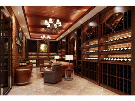 mahogany wine cellar racking CR092