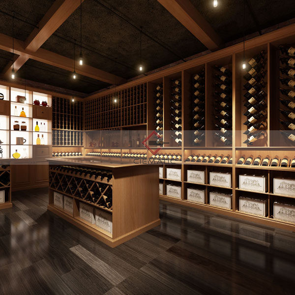 Hot sale low price made to measure wine racking for wine reseller