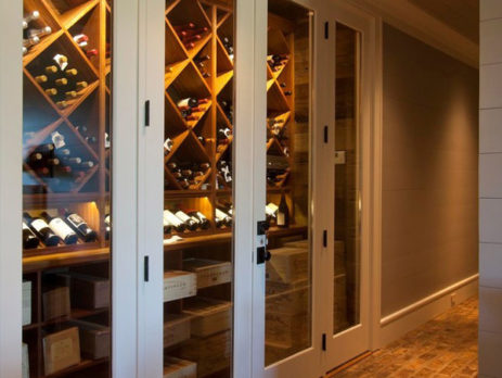 modern wine storage room idea