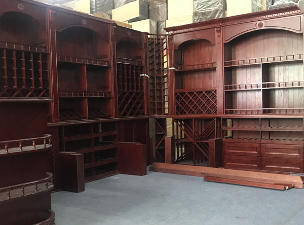 Custom liquor cabinet discount