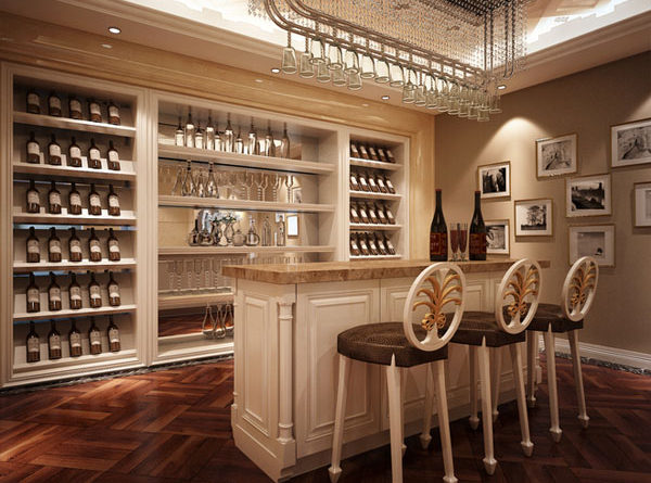 wine rack cabinet design