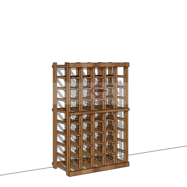 premium red wood wine racking kits CR165