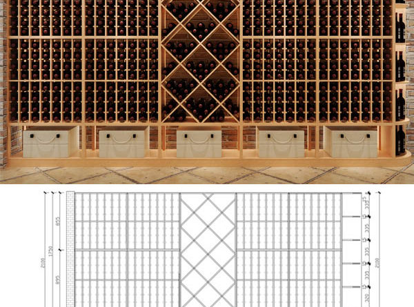 wine racking system