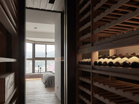 horizontal wine rack