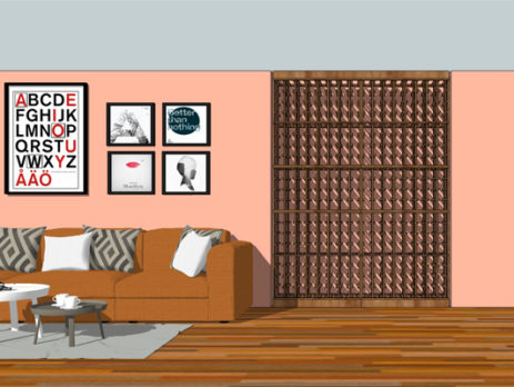 wine racking design