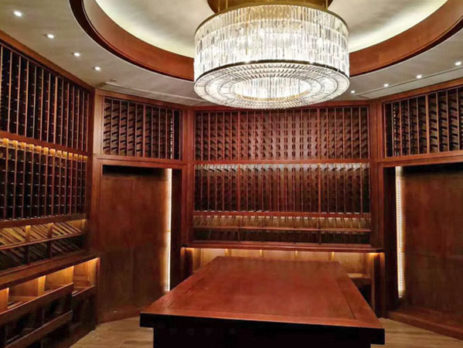 modern wine room