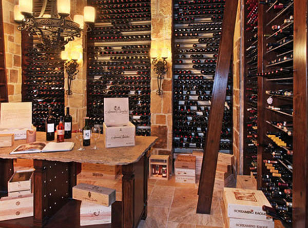 Custom wine vault built for business wine storage solution