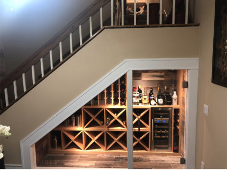 wine cellar under stairs staircases