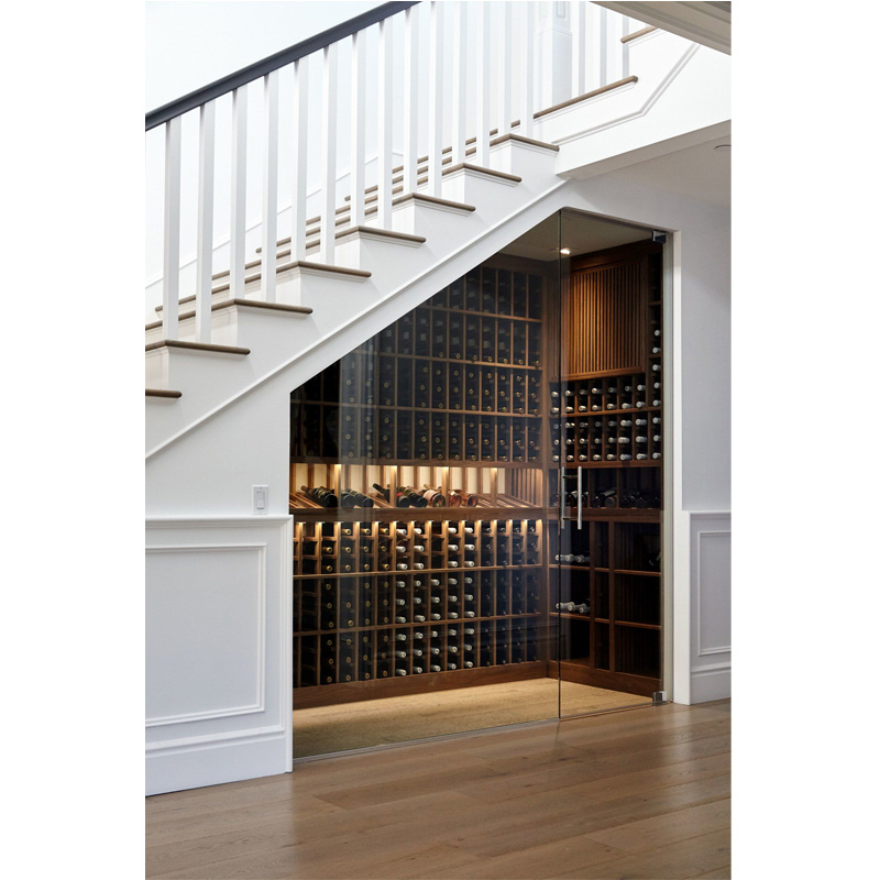 Modern wine rack under staircase design CR188 Ciematic