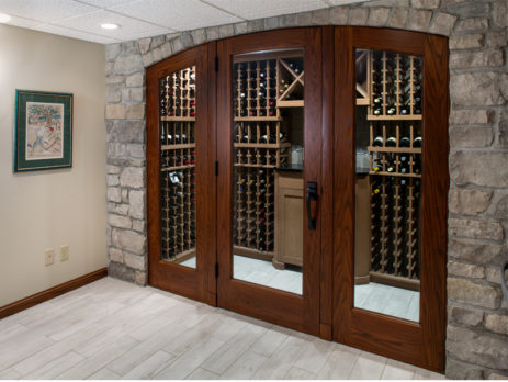 basement wine cellar