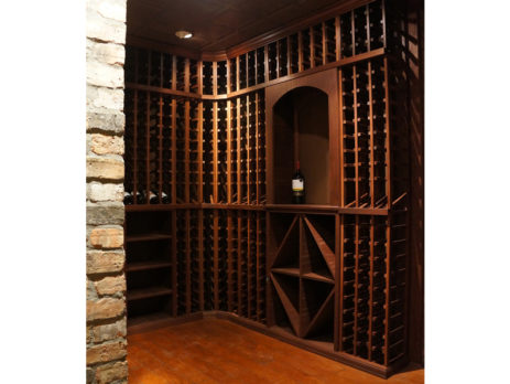 underground wine cellar