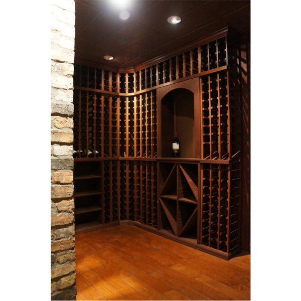 Mahogany underground wine cellar CR196 Ciematic