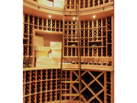 built in wine cellar