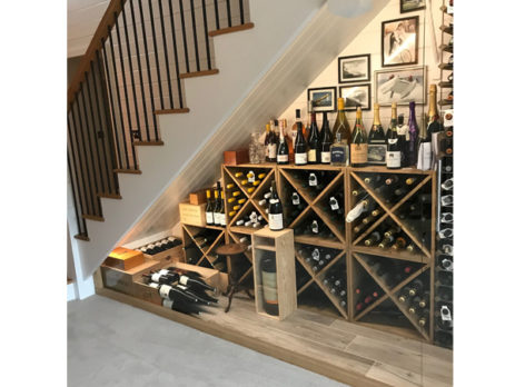 under stairs wine racks for sale