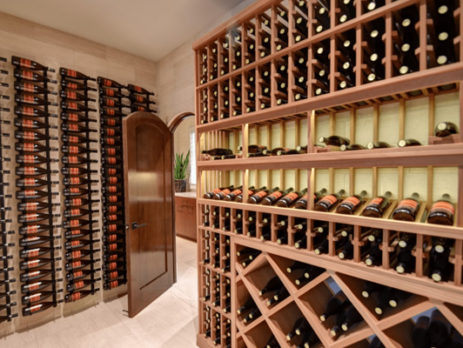 metal wall wine rack