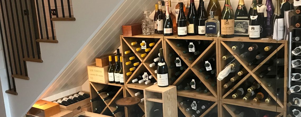 under stair wine cellar