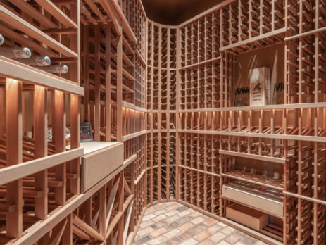 modern wine cellar