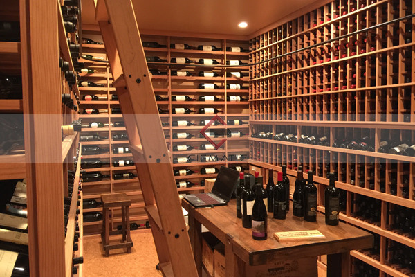american wine rack