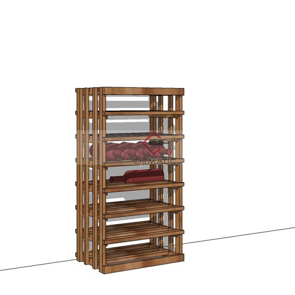 solid wine rack kits