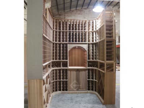 irregular wine cellar