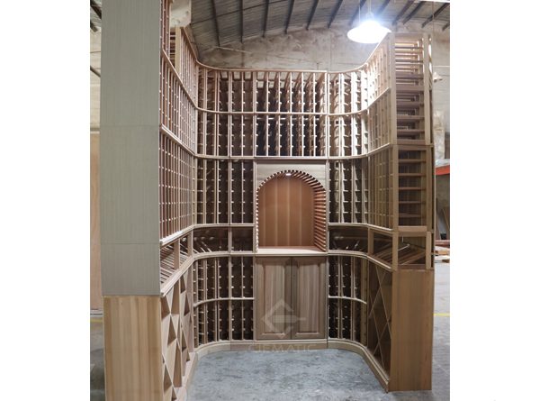 irregular wine cellar